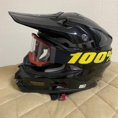オフロードヘルメットSHOEI VFX-W  100%ゴーグル付き