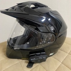 オフロードヘルメット　SHOEIホーネットADV  インカム付き