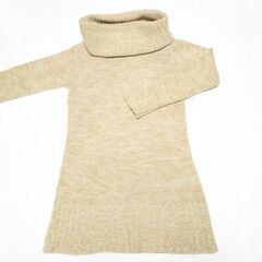 レッセパッセ　茶色のニットワンピース
