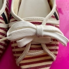 新品同様　ボーダーサンダル　23．5センチの画像