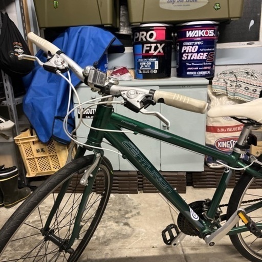 ガレージ保管　自転車