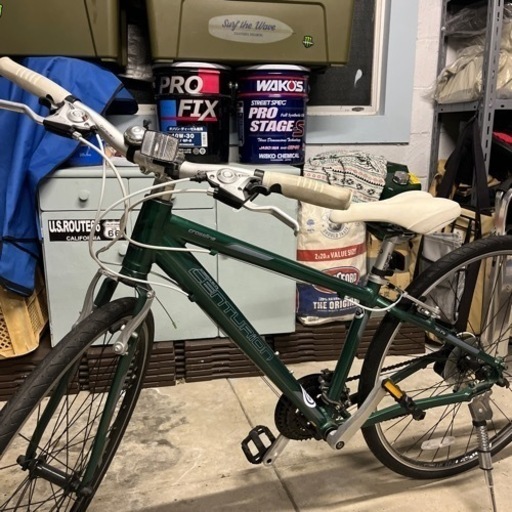 ガレージ保管　自転車