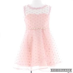 ピンクドレス水玉の画像