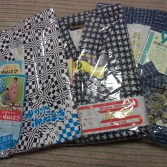 【取引成立】●無料● 訳あり 紳士 浴衣 寝巻 ３点 セット（長...