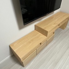 【値引き】伸長式　テレビボードの画像