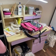 受け渡し者様決まりました〆 無料でお譲り致します　学習机　勉強机　