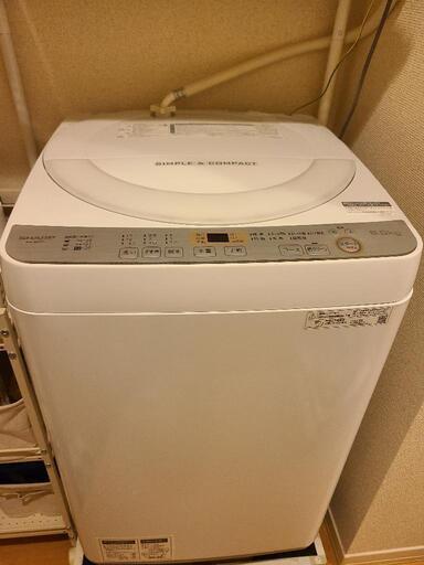 SHARP洗濯機 ES-GE6C-W