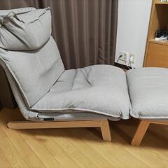 ☆お渡し済☆無印良品 ハイバックリクライニングチェアー1シーター...