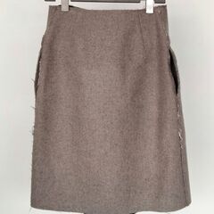 Celine  ブラウン系 ラップスカートの画像