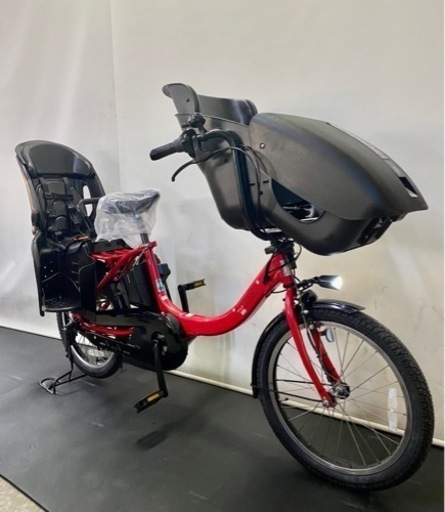 関東全域送料無料　業界最長保証付き　ヤマハ　パスキスミニアン　新型　20インチ 8.7ah パワフル　赤色　電動自転車　電動アシスト自転車