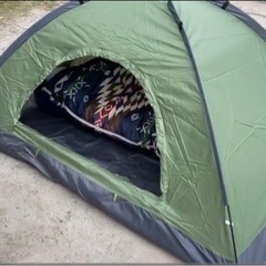 (決まりました)ソロキャンプセット (テント、イス、AIRマット...