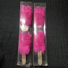 ジディ ZIDDY ファー付き腕時計 ピンク２個⌚の画像