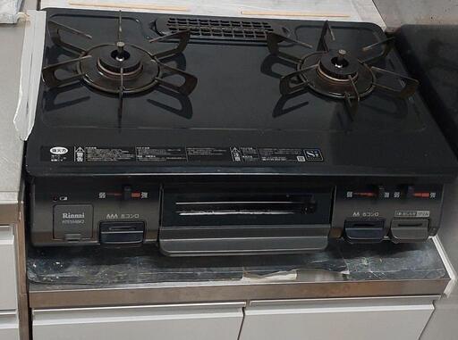都市ガス用　ガスコンロ　Rinnai　RTE594BK2
