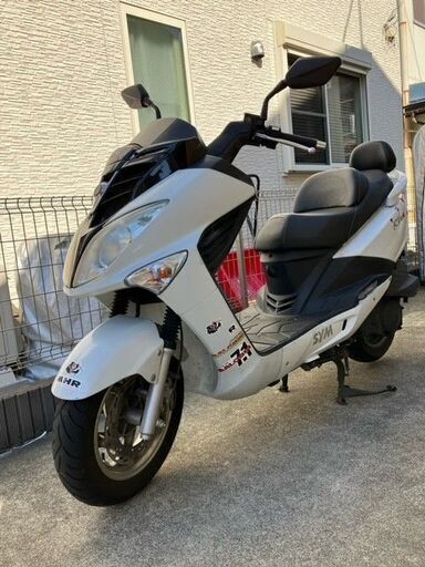程度良好！ SYM RV125i (走行7000キロ程度の200ccエンジン換装）自賠責保険４年半付！