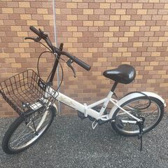 【大阪市周辺限定】折りたたみ自転車 シルバー 快適発想プレミアム】超軽量 折りたたみ自転車 10.6kg 8段変速