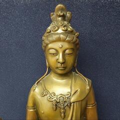 仏像　観音像（ブロンズ像）の画像