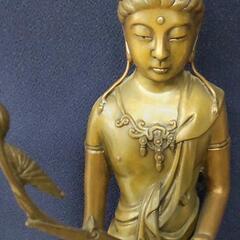仏像　観音像（ブロンズ像）の画像