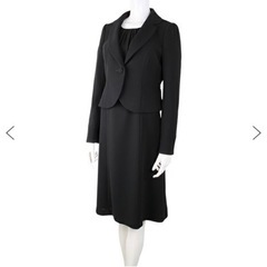 【新品・未使用】コナカ アンサンブルフォーマル 9号 レディース リボン 喪服の画像