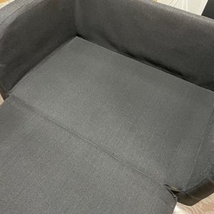●ロータイプ ソファーベッド　黒●あげますの画像