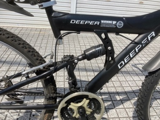 【26インチマウンテンバイク】3x6段変速　センターサスペンション付　前タイヤ新品❗️若林自転車　唐崎店　SALE中❗️