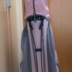 レディースゴルフバッグピンク超軽量の画像