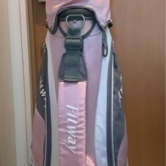 レディースゴルフバッグピンク超軽量の画像