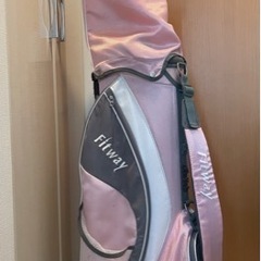レディースゴルフバッグピンク超軽量の画像