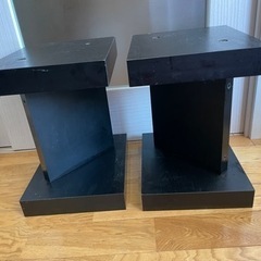 木製　スピーカー台　難あり　2個セット