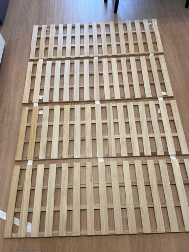 【ほぼ使用してません】ダブル用　折りたたみ可能　すのこ