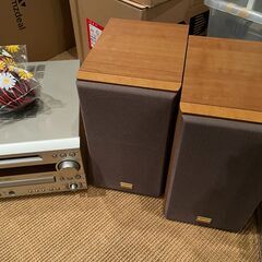 ONKYO CD/MD TUNERアンプ＋スピーカー2台セット（中古）