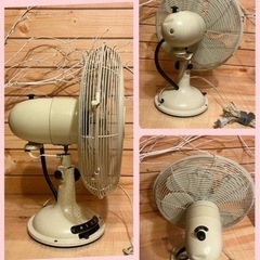 ★HERMOSA・ハモサレトロファン・ハモサ・扇風機・中古の画像