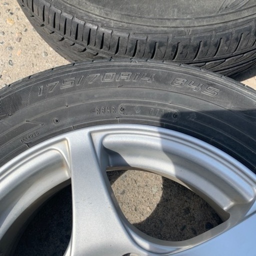 175/70R14 夏タイヤアルミ4本セット