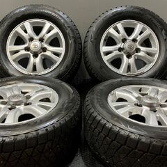 【BS BLIZZAK DM-V2 285/60R18】スタッドレス【トヨタ ランクル100 シグナス 純正ホイール 18インチ 8J5HPCD150+60】　(MTU60)クレジットカード QRコード決済可能