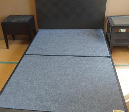 高級　ドリームベッド セミダブルマットレス付(GETHA)