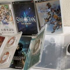 PSP プレイステーション ポータブル ソフト7点セット　FF アドベントチルドレン 幻水 キングダムハーツ スターオーシャン　ゲーム RPG まとめて ☆ PayPay(ペイペイ)決済可能 ☆ 札幌市 豊平区 平岸の画像