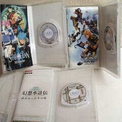 PSP プレイステーション ポータブル ソフト7点セット　FF アドベントチルドレン 幻水 キングダムハーツ スターオーシャン　ゲーム RPG まとめて ☆ PayPay(ペイペイ)決済可能 ☆ 札幌市 豊平区 平岸の画像