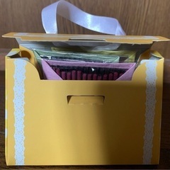 お香セット　5年程度保管品　ガラス玉お香　紙バッグ入り　ローズ　...
