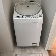 【急ぎ】SHARP 乾燥機付き洗濯機　8kg