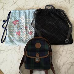 バッグ3点の画像