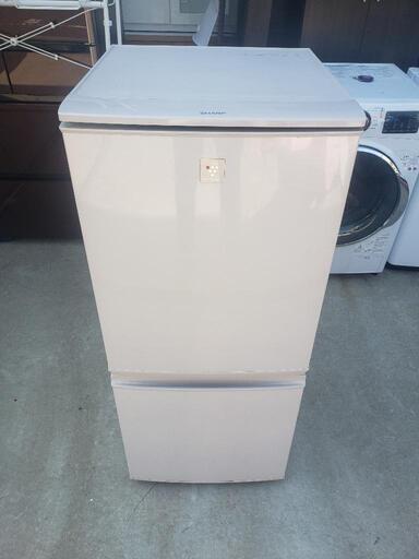 SHARP シャープ ノンフロン冷凍冷蔵庫 SJ-PD14A-C 2ドア冷蔵庫 137L プラズマクラスター 2014年製\n\n