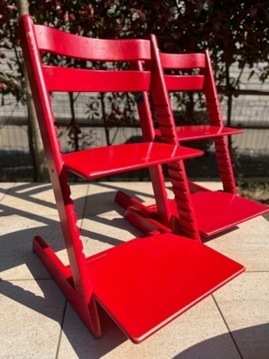 ストッケ　STOKKE 赤　2脚