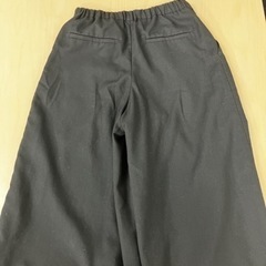 ガウチョ ワイドパンツ  黒  の画像