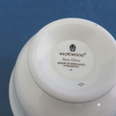ウェッジウッド ① フロレンティーンターコイズ ティーカップ&ソーサー ピオニー ブルー系 紅茶 WEDGWOOD 札幌 西岡店の画像
