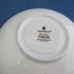 ウェッジウッド ① フロレンティーンターコイズ ティーカップ&ソーサー ピオニー ブルー系 紅茶 WEDGWOOD 札幌 西岡店の画像
