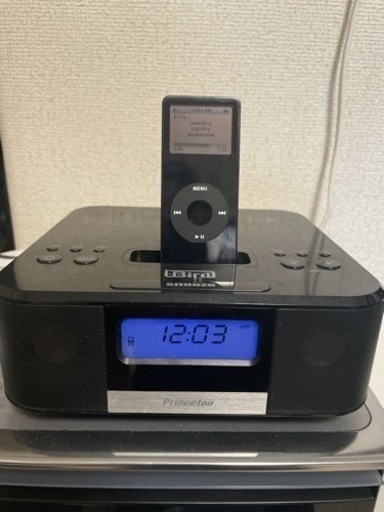 ＊iPod \u0026目覚まし機能付スピーカー セット＊