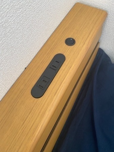 ニトリ セミダブルベッド ライトブラウン マットレス込