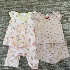 パジャマ 肌着 女の子 80サイズ