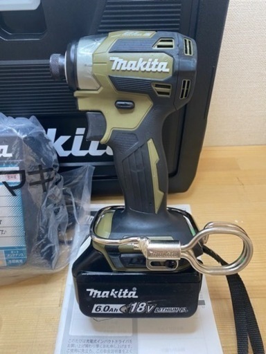 中古 マキタ　TD173 18V インパクトドライバ　オリーブ　セット