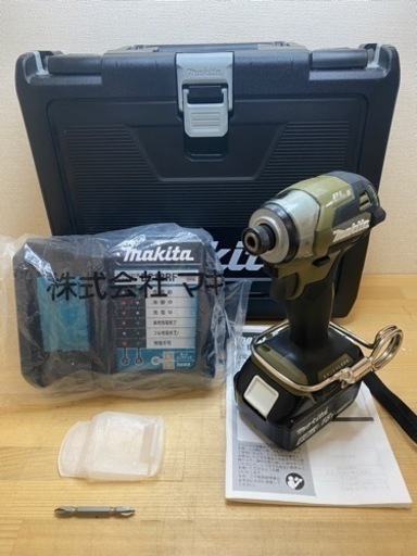 中古 マキタ　TD173 18V インパクトドライバ　オリーブ　セット