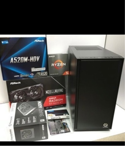 ゲーミングpc 1ヶ月使用しました　ADM Ryzen5 5500 RX6600XT